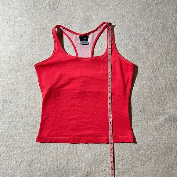 Y2K Nike Pink Racerback Tank Top with Shelf Bra - Picture 5 of 5